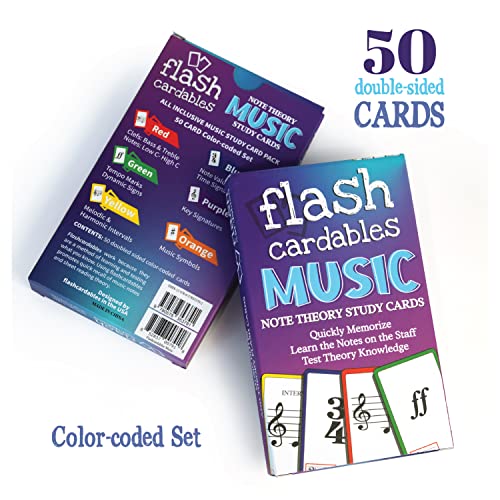 Flashcardables Premium Music Flash Cards