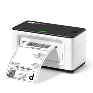 MUNBYN Shipping Label Printer, 4x6 Label Printer for Shipping Packages, USB Thermal Printer for Shipping Labels Home Small Business, with Software for Instant Conversion from 8x11 to 4x6 Labels