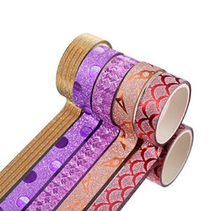 30 Rolls Washi Masking Tape Set,Decorative Craft Tape Collection for DIY and Gift Wrapping with Colorful Designs and Patterns