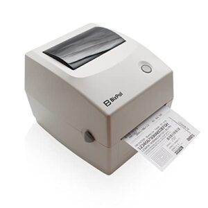 bizpal dtp-1000 direct thermal printer, high speed 4×6 label printer, supports shipping labels, barcode labels, household labels and more，windows, mac and linux compatible
