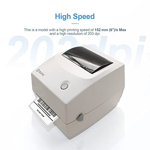 BizPal DTP-1000 Direct Thermal Printer, High Speed 4x6 Label Printer, Supports Shipping Labels, Barcode Labels, Household Labels and More，Windows, Mac and Linux Compatible