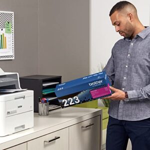 Brother Genuine TN223M, Standard Yield Toner Cartridge, Replacement Magenta Toner, Page Yield Up to 1,300 Pages, TN223, Amazon Dash Replenishment Cartridge