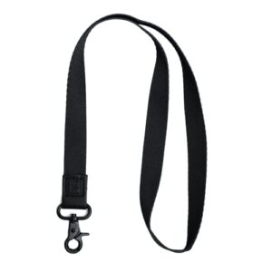 Thread Wallets Cool Neck Lanyard for Men & Women | Cute Key ID Badge & Wallet Holder (Black)