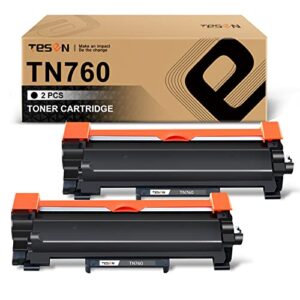 2-pack tn760 mfc-l2710dw toner tesen compatible cartridge replacement for brother tn760 tn730 for hl-l2325dw hl-l2350dw hl-l2370dw hl-l2390dw hl-l2395dw mfc-l2690dw mfc-l2717dw mfc-l2750dw dcp-l2551dw