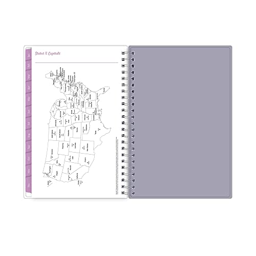 Blue Sky 2023 Weekly and Monthly Planner, January - December, 5" x 8", Clear Pocket Cover, Wirebound, Laila (142087)