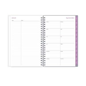 Blue Sky 2023 Weekly and Monthly Planner, January - December, 5" x 8", Clear Pocket Cover, Wirebound, Laila (142087)