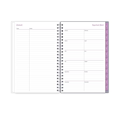 Blue Sky 2023 Weekly and Monthly Planner, January - December, 5" x 8", Clear Pocket Cover, Wirebound, Laila (142087)