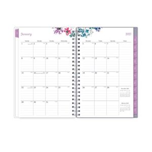 Blue Sky 2023 Weekly and Monthly Planner, January - December, 5" x 8", Clear Pocket Cover, Wirebound, Laila (142087)