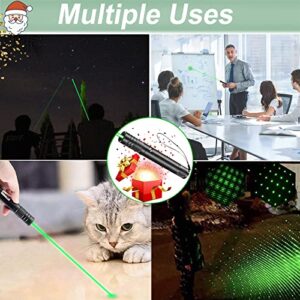 Green Laser Pointer High Power, Strong High Power Laser Pointer Long Range Green Laser Light Pointer Toys Lazer Pointer High Power for Presentations Outdoor Hunting Laser Pointer USB Rechargeable