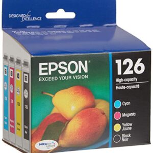 Epson T126120-BCS DURABrite Ultra Black and Color Combo Pack High Capacity -Cartridge -Ink