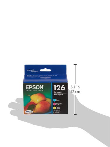 Epson T126120-BCS DURABrite Ultra Black and Color Combo Pack High Capacity -Cartridge -Ink