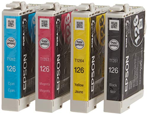 Epson T126120-BCS DURABrite Ultra Black and Color Combo Pack High Capacity -Cartridge -Ink