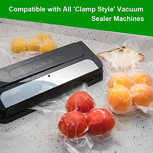 SurpOxyLoc 6 Pack 8"x20'(3Rolls) and11"x20'(3Rolls) Food Vacuum Sealer Bags Rolls with BPA Free,Heavy Duty,Great for Sous Vide and Vac Seal storage