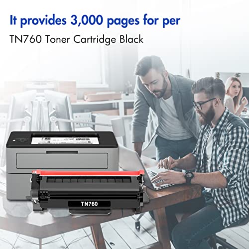 INFITONER TN-760 Toner Cartridge Black High Yield Compatible Replacement for Brother TN760 TN 760 TN730 TN-730 for MFC-L2710DW HL-L2395DW HL-L2350DW HL-L2370DW Printer (Toner TN-730/TN-760, 4-Pack)