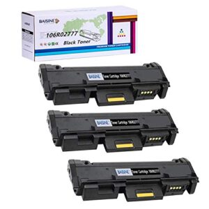 compatible 106r02777 black toner cartridge replacement for xerox 3215 106r02777 toner, worked for xerox phaser 3260dni 3260di 3260 3052 workcentre 3215ni 3225dni 3225 3215 – by baisine (3pk x black)