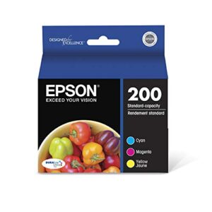 EPSON T200 DURABrite Ultra Ink Standard Capacity Color Combo Pack (T200520-S) for select Epson Expression and WorkForce Printers, Cyan
