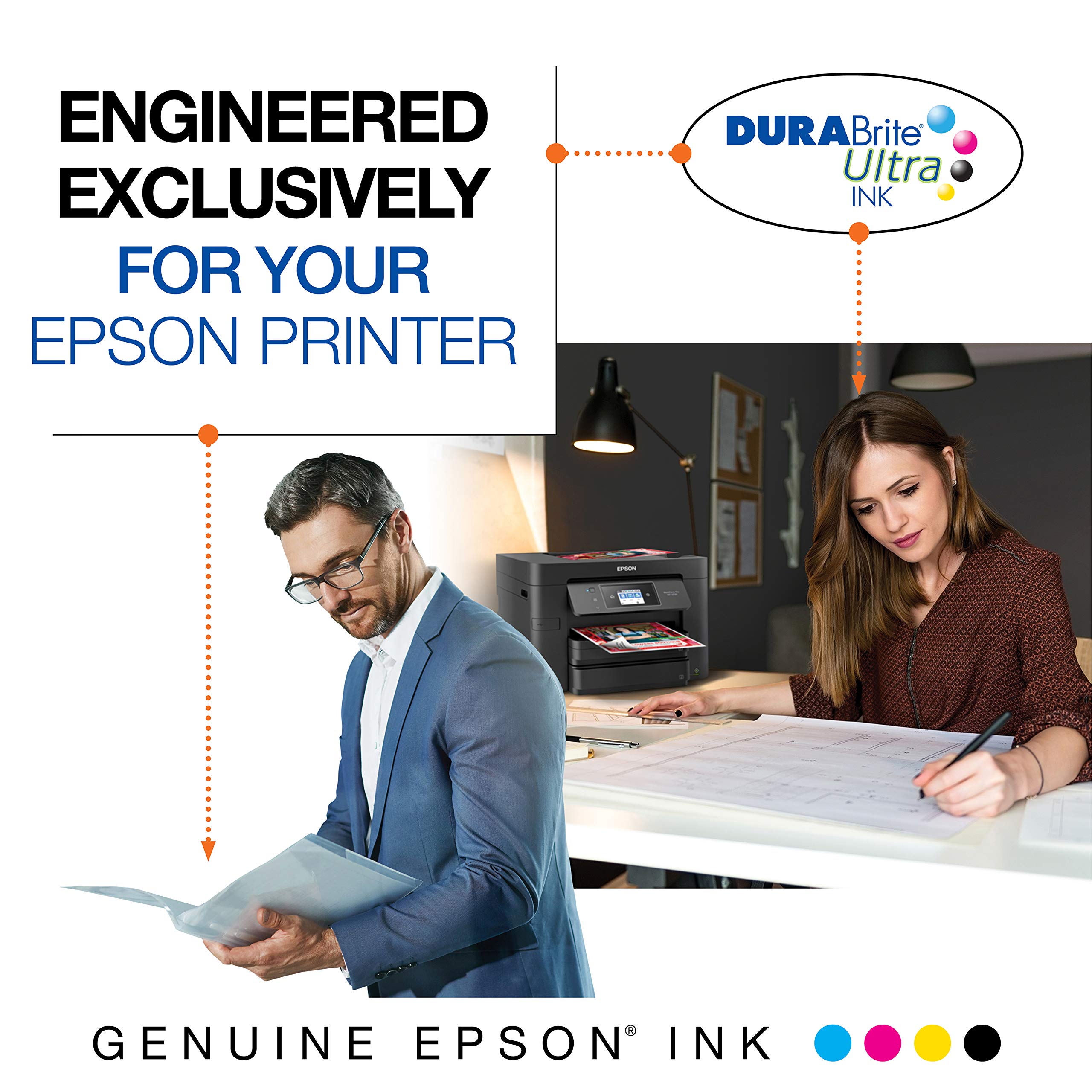 EPSON T200 DURABrite Ultra Ink Standard Capacity Color Combo Pack (T200520-S) for select Epson Expression and WorkForce Printers, Cyan