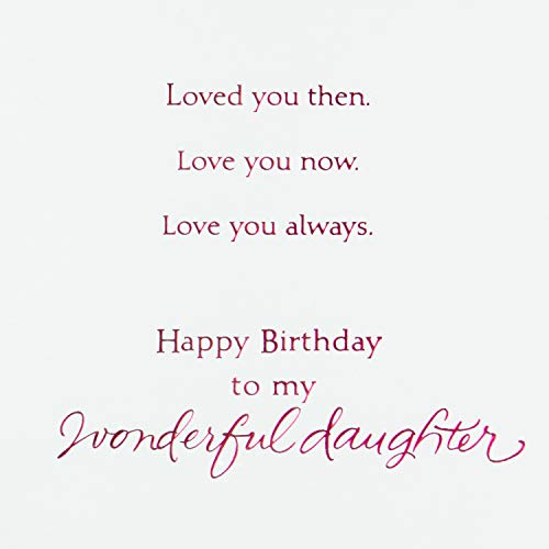 Hallmark Birthday Card for Daughter (Heart Cutout)