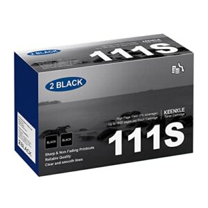 mlt-d111s compatible toner cartridge replacement for samsung mlt-d111s 111s mlt111s d111s to use with samsung xpress m2020w m2070fw m2070w m2020 m2024w printer (black, 2 pack)