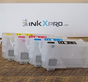 inkxpro Remanufactured Empty Ink Cartridge with Single-use Chip for Epson 812XL 812 XL T812XL Fit for Workforce Pro WF-7840 WF-7820 WF-7310 EC-C7000 Printer for Sublimation or DTF Printing.