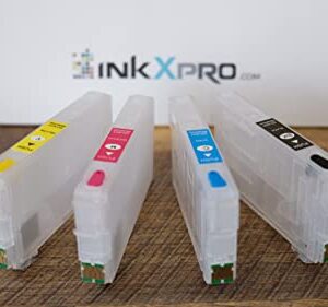 inkxpro Remanufactured Empty Ink Cartridge with Single-use Chip for Epson 812XL 812 XL T812XL Fit for Workforce Pro WF-7840 WF-7820 WF-7310 EC-C7000 Printer for Sublimation or DTF Printing.