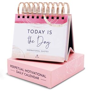 Motivational Calendar - Daily Flip Calendar with Motivational Quotes - Inspirational Gifts for Women, Office Decor for Women, Office Gifts for Women, Motivational Gifts, Desk Decorations Women