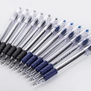 Pentel RSVP Pens Fine Point - Ballpoint - 0.7 mm - 12 Pack Of 6 Black & 6 Blue Ink Pens