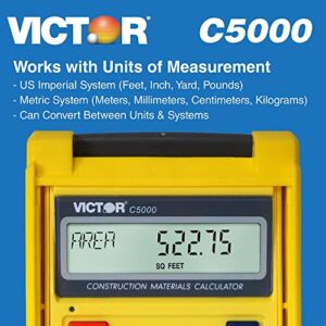 Victor C5000 Advanced Construction Calculator with Protective Case