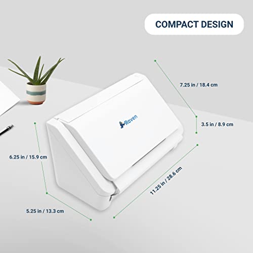 Raven Select Document Scanner for Windows PC and Mac Computer, Color, Two Sided Duplex, Auto Document Feeder (ADF), Scan to Cloud, Home or Office Desktop, USB