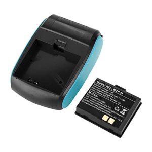 DAUERHAFT Thermal Printer, Wireless Portable Receipt Printer, Mini Bluetooth Thermal Bill Printer, 58mm 110-240V(Blue)