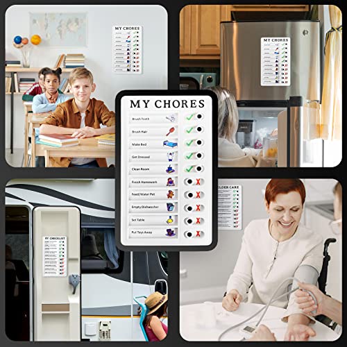 Chore Board for Adults Chore Chart for Kids Memo RV Checklist Elder Care Check Items Reminder Tool Form Good Habit