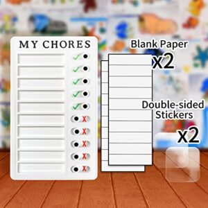 Chore Board for Adults Chore Chart for Kids Memo RV Checklist Elder Care Check Items Reminder Tool Form Good Habit