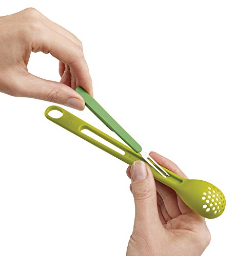 Joseph Joseph Scoop & Pick Jar Spoon and Fork Set, Green