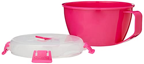 Sistema Microwave Noodle Bowl, 1 Cup , Assorted Colours. (Pack of 1)