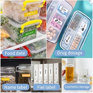 SKIO Label Maker Machine with Tape, L11 Portable Bluetooth Mini Label Printer for Labeling-no Ink Handheld Small Labeler Machine with Phone App, Fonts, Designs,Symbols,Barcode,for Organizing,Storage