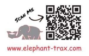 elephant trax smart storage qr labels for organizing, moving, storage, and inventory tracking (40 ultra durable unique labels, 3×2)