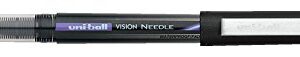 uniball Vision Needle Rollerball Pens with 0.7mm Fine Point, Assorted, 8 Count