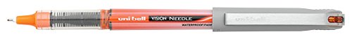 uniball Vision Needle Rollerball Pens with 0.7mm Fine Point, Assorted, 8 Count