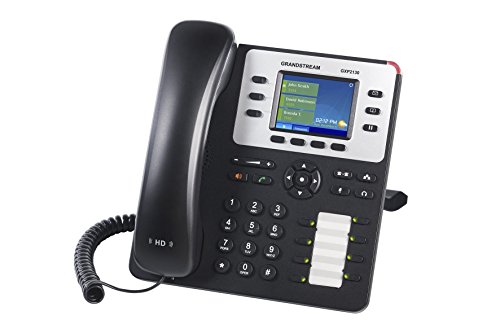 Grandstream Enterprise IP Telephone GXP2130 (2.8" LCD, POE, Power Supply Included) , Black