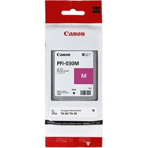 Canon PFI-030 Pigment Ink Tank Kit for Select imagePROGRAF PRO Series, Includes Matte Black/Black/Magenta/Cyan/Yellow