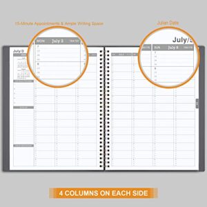 2023 Weekly Appointment Book - Daily Hourly Planner 2023, January 2023- December 2023, 8.4" x 10.6", 15-Minute Interval, Flexible Soft Cover, Twin-Wire Binding, Perfect for Your Life