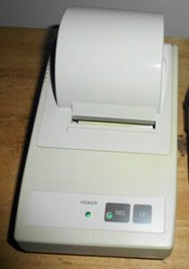 citizen cbm-910 impact printer, serial, 40 col, ivory