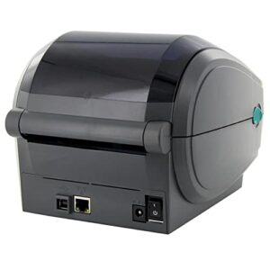 ZEBRA GK420D Direct Thermal Only Desktop Printer - USB and Ethernet Connectivity, 203 dpi, 8 IPS, 4.09" Max Print Width, Monochrome Barcode Label Printer, Grey - GK42-202210-000 YKGAV