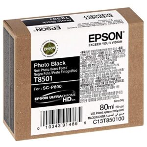 epson t850100 t850 ultrachrome hd photo black -ink