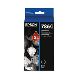epson t786 durabrite ultra ink high capacity black cartridge (t786xl120-s) for select epson workforce printers