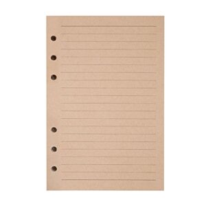 refills lined paper, maleden refillable a6 paper for 5×7 journal notebook inserts 200 lined pages