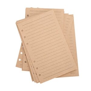 Refills Lined Paper, MALEDEN Refillable A6 Paper for 5x7 Journal Notebook Inserts 200 Lined Pages