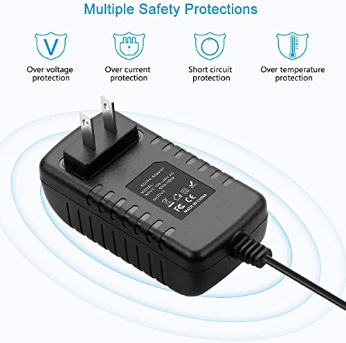 BestCH AC/DC Adapter Compatible with TLS2200 HandiMark Portable Thermal HandMark Label Maker TLS2200 Version 4.0 Labeling Thermal Transfer Printer System Battery Charger Power Supply Cord