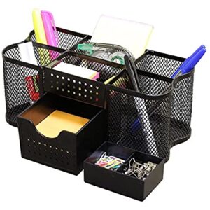 decobros desk supplies organizer caddy, black