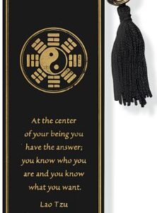 Yin Yang Beaded Bookmark